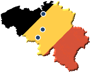 kaart van België